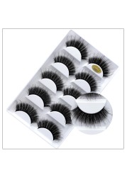 Wholesale eyelashes 20/30/50 boxes 5 pairs 3d mink lashes natural false eyelashes soft makeup fake eye lashes cilios g806 g800