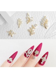 Japanese nail art zircon jewelry high-end luxury zircon real gold and color net red nail decoration G1047-G1070