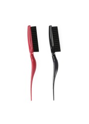 Salon Hair Brush Wooden Handle Bristle Beard Brush Comb Detangling Pointed Tail Comb Hairdressing Styling Tools