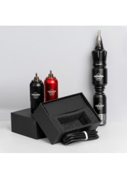 Mini Rocket Tattoo Machine Set Japan Wireless Motor Tattoo Power Supply RCA Interface Rotary Tattoo Pen Kit