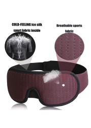 3D Sleep Eyemask Travel Comfort Aid Eye Mask Cover Patch Pading Soft Sleeping Mask Blindfold Eye Relax Massager Beauty Tools