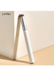 Loebig White Concealer Makeup Round Brushes Precision Concealing Acne Marks Dark Circles Tongue Type Tear Trench Brush Make Up Tools