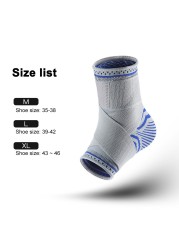 1PC Anti-Slip Sports Compression Ankle Strap Elastic Weave Support Sleeves Foot Protective Bandage Gym Fitness Accessories