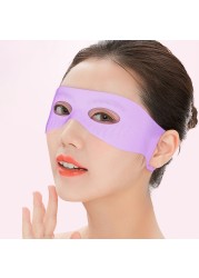 Silicone Eyes Mask With Hook Prevent Collagen Evaporation Eye Skin Pillow Set Reusable Moisturizing Lifting Firming Anti Wrinkle