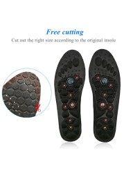 Magnetic Acupressure Massage Insoles For Foot Reflexology Pain Relief Health Massager Arch Support Shoe Soles Insert