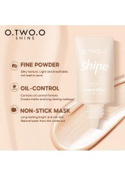 O.TWO.O Full Coverage Face Liquid Foundation Concealer Lightweight Easy to Wear Foundation Makeup Women Cosmetics