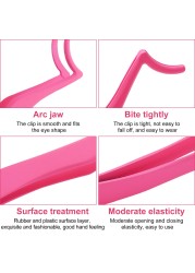 False Eyelash Tweezers Fake Eye Lash Rod Eyelash Extension Curler Pliers Auxiliary Clip Clamp Makeup Tweezers Tools