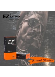 EZ Revolution Tattoo Cartridge Needles Round Shader (RS) 3.5mm Medium Taper For Rotary Machine And Handpiece 20pcs/box