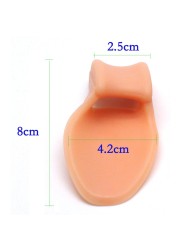 2pcs Silicone Gel Big Toe Separator Bunion Orthopedic Ectropion Toes Corrector Separator Valgus Finger Straightener