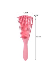 Detangling Hair Brush Scalp Massage Comb Detangler Hair Brush For Dry Wet Curly Hair Home Barber Accessories