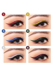 1pc Colorful Glitter Shimmer Liquid Eyeliner Diamond High Glossy Eyeliner Permanent Waterproof Liquid Eye Shadow Pencil