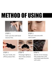 10pcs Nose Blackhead Remover Mask Deep Cleansing Skin Care Shrink Pores Acne Treatment Black Nose Mask Dots Pore Clean