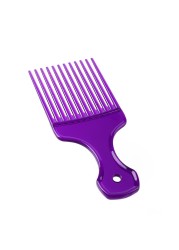 Wide Toothbrush Pick Comb Fork Hairbrush Insert Hair Pick Comb Plastic Gear Comb For Curly Afro Hair Styling Tools