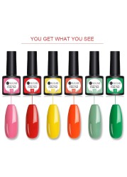 ur sugar 7.5ml gel nail polish nail color soak off uv gel varnish semi permanent uv gel nail art varnish base top coat