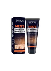 Men Hair Removal Cream Perfect for Underarm Legs Face Reduces Irritation Painless No Harmful Chemicals 60ml