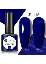 UR SUGAR 7.5ml Blue Purple Dark Color Gel Nail Polish Long Lasting Hybrid for Base MatteTop Coat Soak Off UV LED Nail Art Gel