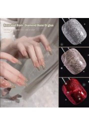 Nail Art Broken Diamond Gel Explosion Diamond Nail Glue Nail Model Gel Powder Light Glue Gel Nail Polish Glue TSLM1