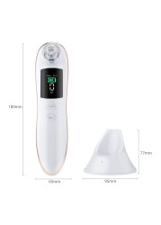 Electric Blackhead Remover Facial Pore Cleaner Skin Care Black Spot Suction Thearpy Beauty Machine Drop Shipping