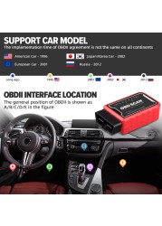 ELM327 V1.5 OBD2 Scanner WiFi BT PIC18F25K80 Chip OBDII Diagnostic Tools for iPhone Android PC ELM 327 Automotive Code Reader