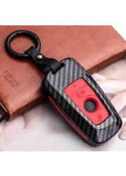 Fashion ABS Carbon Fiber Car Remote Key Case Cover for BMW 1 2 3 4 5 6 7 Series X1 X3 X4 X5 X6 F30 F34 F10 F07 F20 G30 F15 F16