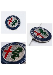 Door Handle Decoration For Alfa Romeo Giulia Stelvio Center Console Zinc Alloy Cover Stickers Car Interior Accessories