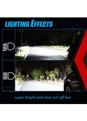 BraveWay H4 LED Car Light Bulbs H4 H7 H8 H3 H11 H1 9005 9006 HB3 HB4 LED Headlight For Car Headlight Turbo Bulbs For Auto 12V CANBUS