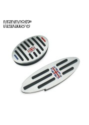 Foot Rest Pedal Sticker For Mini Cooper One + S R50 R53 R55 R56 R60 R61 F55 F56 F54 F60 Countryman Clubman Accessories 2/3pcs