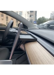 For Tesla Model 3 Y Screen Rear Storage Box Magnetic Hidden Srorage Tray Tissue Box Accessories