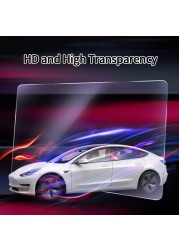 Car Windshield Tempered Film for Tesla Model 3 Model Y Center Control Touch Navigation Screen Protector Decoration Accessories