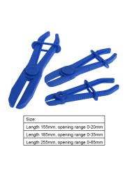 YD408 3pcs Nylon Hose Clamp Brake Tool Fuel Tube Pipe Water Line Clamping Pliers for Car Repair Hand Removal Tools Auto Parts