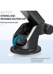 Car Phone Mount Long Arm Suction Cup Sucker Car Phone Holder Mobile Cell Holder Support for iPhone Huawei Xiaomi Redmi Samsung