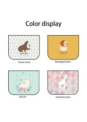 Car window sunshade cover cartoon magnetic side sun shade curtain universal side window sunshade