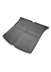 Full sets plain TPE rubber trunk frank mat for Model Y Tesla Model 3 2021-2022 2018-2020 cargo liners cargo tray car boot mats