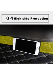 SJ 6 Colors Waterproof Car Trunk Mat Boot Tray Liner Rear Cargo Panel Fit For Infiniti QX30 2017-YEAR