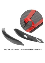 Exterior Door Handle Cover Pair Interior Door Pull Handle Trim Back Adhesive High Strength Replacement For 3 Series F30 F31 F35