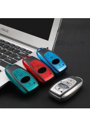 PU Car Key Case For Subaru BRZ XV Forester Legacy Outback 2 3 Buttons Key Fob Remote Cover Shell Cover Auto Accessories