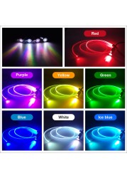 Car Led Decorative Light Atmosphere Lamps Car Party EL Wire Strip Light Auto Dashboard Audio Active APP Control Kit 4m/6m/8m