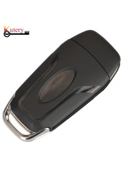 Kootri N5F-A08TAA Folding Remote Smart Car Key for Ford Escort Fusion Transit F150 F250 ID49 PCF7945P Chip 315MHZ 2/3/4 Buttons