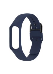 Anti-Scratch Soft Silicone Watch Band Wrist Strap Replacement For Samsung Galaxy Fit-e R375 Smart Watch Bracelet Accessories