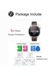 Glass Film For Huawei Watch 3 Pro Full Cover Waterproof Anti-scratch Glass 2.5d 9h Hardnedd Screen Protector Film For Gt3 Pro