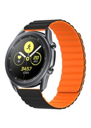 20mm 22mm Silicone Magnetic Strap For Samsung Galaxy Watch 4 46mm 42mm Gear S3 Active 2 40 44mm Band For Huawei Amazfit Bip Loop