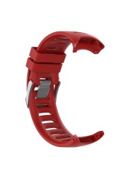 Compatible for Garmin Forerunner 610 Watch Band Soft Silicone Replacement Wristband Strap for Garmin Forerunner 610 Smartwatch