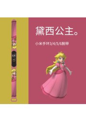 For Xiaomi Mi Mario Band 4 3 Strap Replacement Wrist Straps Silicone Bracelets Watch Strap For Xiaomi MI Band Wristband Strap