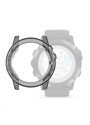 Smartwatch Case Protectors Soft Ultra-thin Crystal Clear TPU Case Cover Watch For Garmin Fenix ​​5/5 Plus