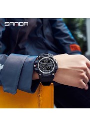 SANDA Brand G-Style Military Watch Men Digital Shock Sports Watches for Man Waterproof Electronic Wristwatch Mens 2022 Relogios