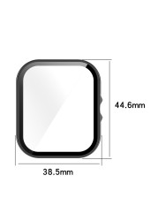 Tempered Glass Case for Huami GTS3 Amazfit PC Frame Screen Protector Case Smartwatch Anti-Scratch Shockproof Covers Case Gts3