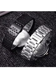 Stainless Steel Band Strap 12 14 16 18 24 22mm 20mm Solid Polished Metal Watch Link Watchband Men Women Bracelet Wrist Strap
