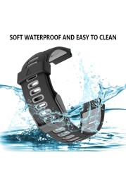 Compatible Forerunner 735XT Band Soft Silicone Sport Watch Strap Wristband For Forerunner 220 230 235 620 630 Approach S20 S5 S6