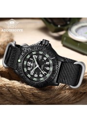 Addies-Men's Military Quartz Watch Sport Watch 50m Water Resistant Ultra Luminous Outdoor