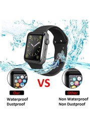 iwatch tempered glass screen protector full protection film for apple watch 5 4 3 2 1 44mm 40mm 42mm 38mm